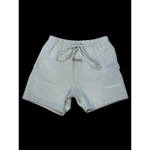 Essentials Fear of God Fleece Shorts Size Small Cream Color 6" Inseam Drawstring